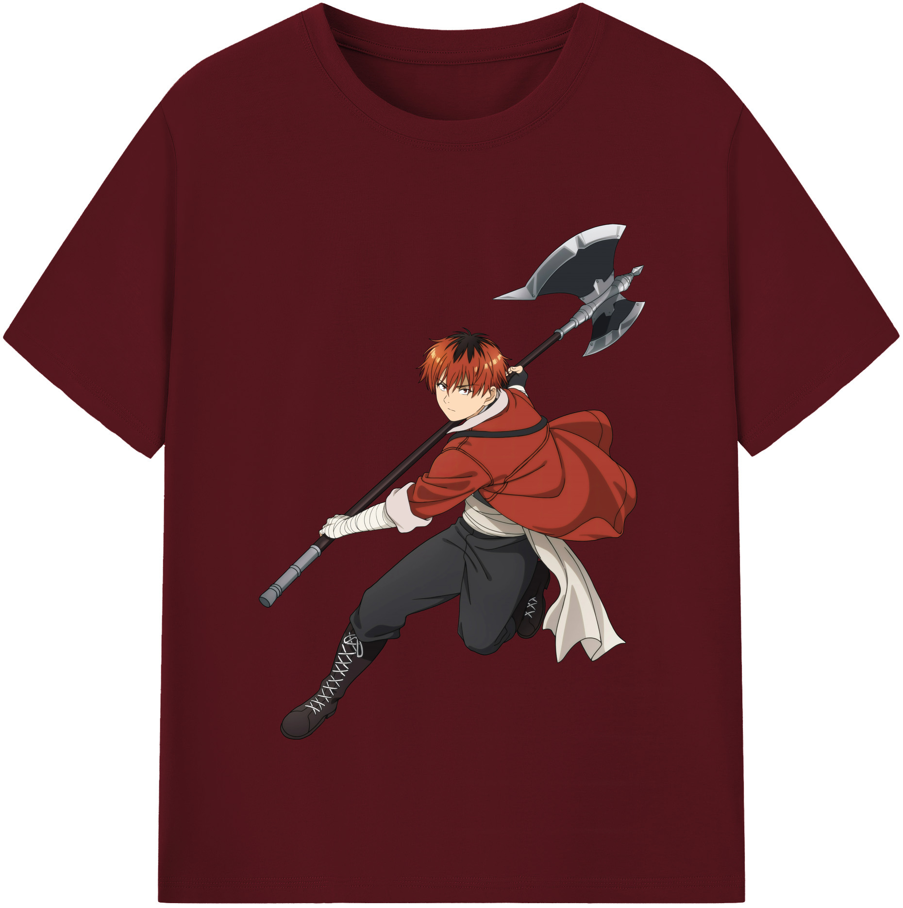 （画像用） 葬送のフリーレン Frieren 綿100％半袖Tシャツ（フロントプリント）